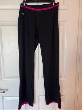 Under Armour Women’s Black Joggers with Pink Trim
